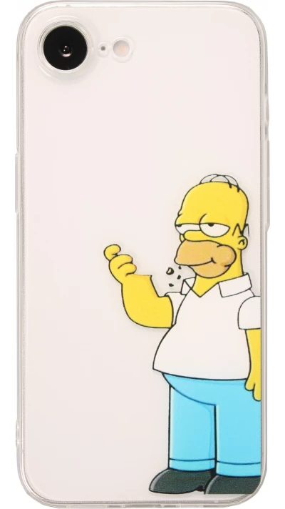 Coque iPhone 17e / 16e - Gel cartoon Homer Simpson