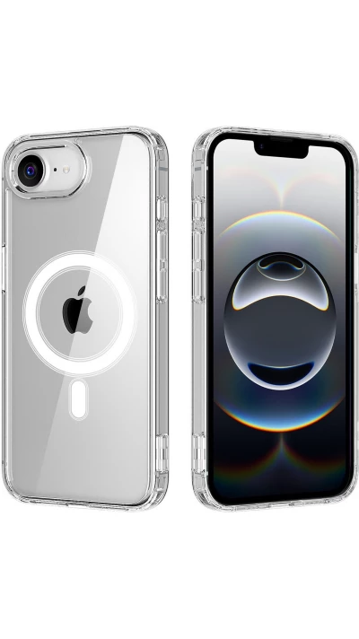 Hülle iPhone 17e / 16e - MagSafe kompatibel Gummi transparent TPU Silikon