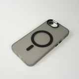 Coque iPhone 16e - Jelly Color semi-transparent avec MagSafe - Noir