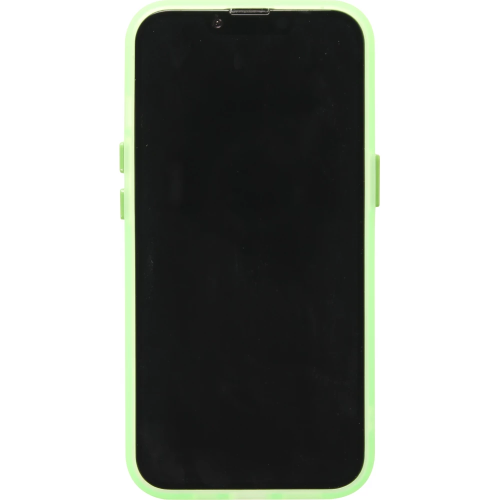 Coque iPhone 16e - Jelly Color semi-transparent avec MagSafe - Vert
