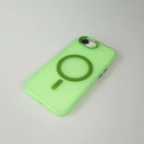 Coque iPhone 16e - Jelly Color semi-transparent avec MagSafe - Vert