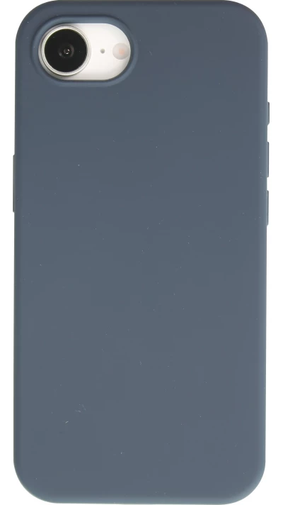 Coque iPhone 17e / 16e - Soft Touch - Bleu fonc&eacute;