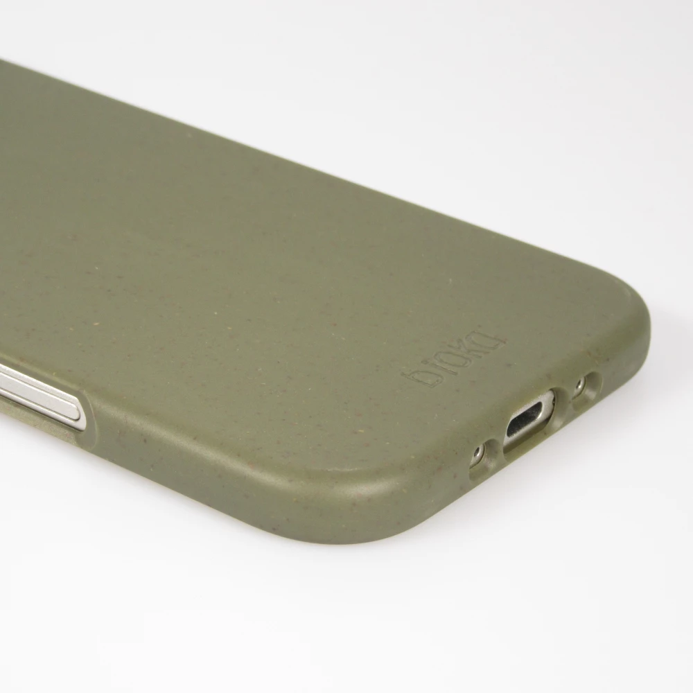 Hülle iPhone Air - Bioka Biologisch Abbaubar Eco-Friendly Kompostierbar - Dunkelgrün
