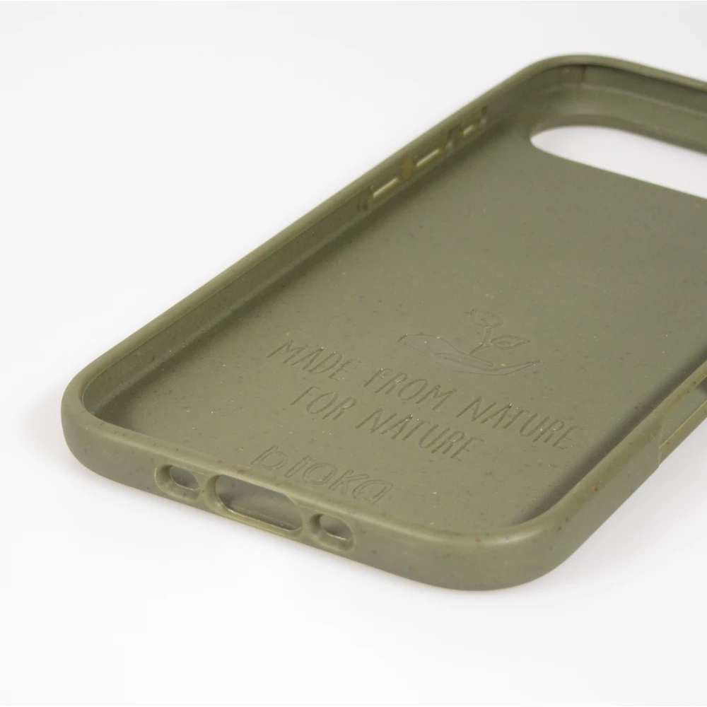 Hülle iPhone Air - Bioka Biologisch Abbaubar Eco-Friendly Kompostierbar - Dunkelgrün