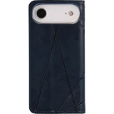 Hülle iPhone Air - Flip Geometrisch blau