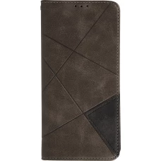 Hülle iPhone Air - Flip Geometrisch - Grau