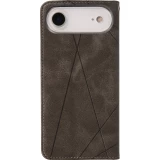 Hülle iPhone Air - Flip Geometrisch - Grau