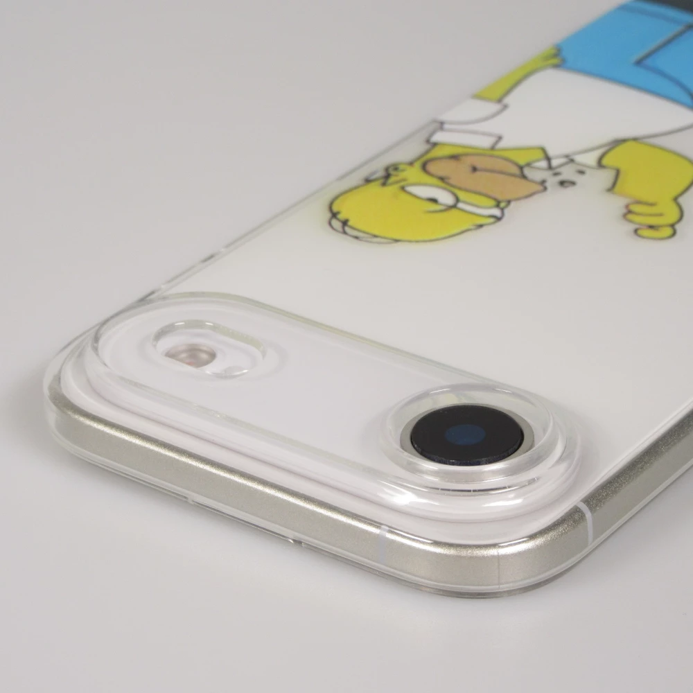 iPhone Air Case Hülle - Gummi cartoon Homer Simpson
