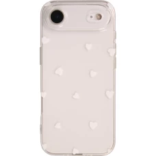 iPhone Air Case Hülle - Gummi kleines Herz - Weiss
