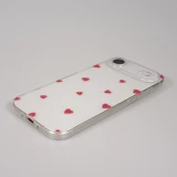 Coque iPhone Air - Gel petit coeur transparent - Rouge