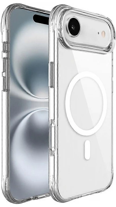 Hülle iPhone Air - MagSafe kompatibel Gummi transparent TPU Silikon