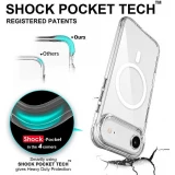 Hülle iPhone Air - MagSafe kompatibel Gummi transparent TPU Silikon