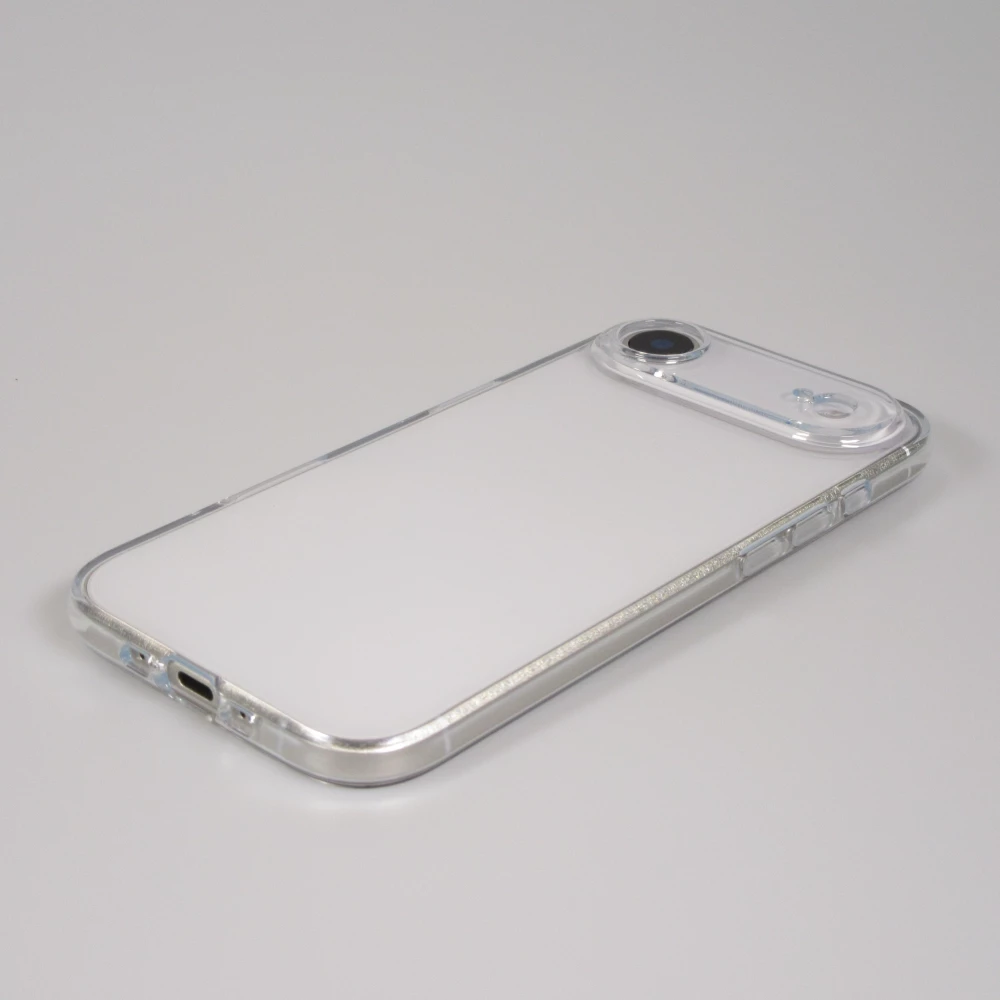 iPhone Air Case Hülle - Gummi Transparent Silikon Gel Simple Super Clear flexibel