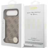 iPhone 17 Air Case Hülle - Guess 4G Charm Elegante Schutz Raffiniertes Design Trendaccessoire - Braun