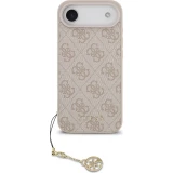 iPhone 17 Air Case Hülle - Guess 4G Charm Elegante Schutz Raffiniertes Design Trendaccessoire - Rosa