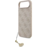 iPhone 17 Air Case Hülle - Guess 4G Charm Elegante Schutz Raffiniertes Design Trendaccessoire - Rosa