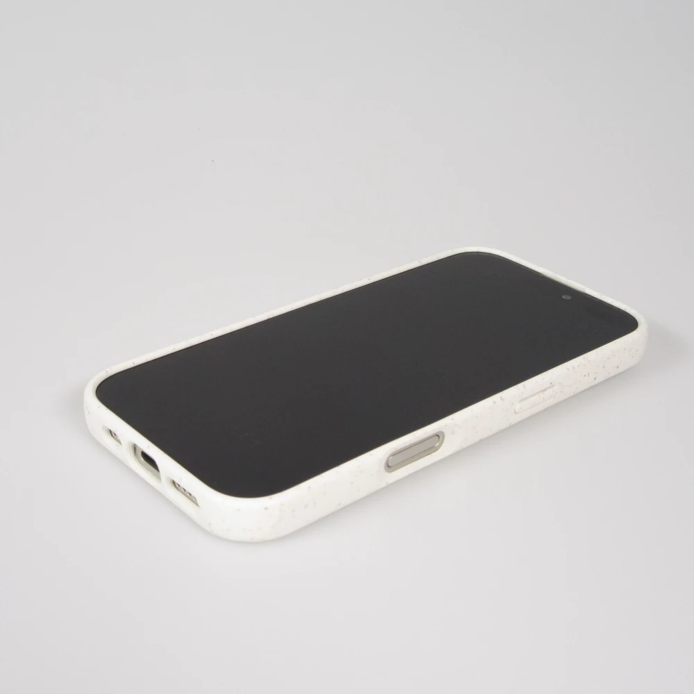 Coque iPhone 17 - Bio Eco-Friendly biodégradable écologique nature - Blanc
