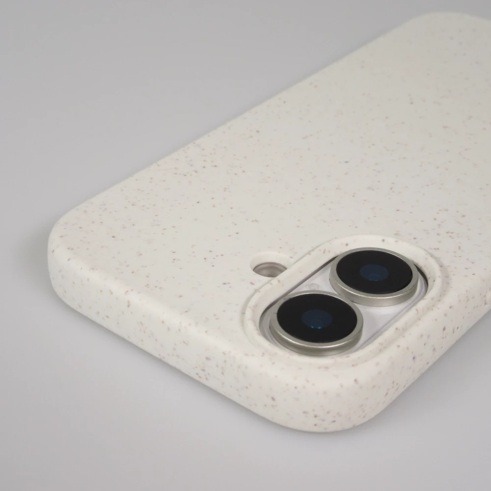 Coque iPhone 17 - Bio Eco-Friendly biodégradable écologique nature - Blanc