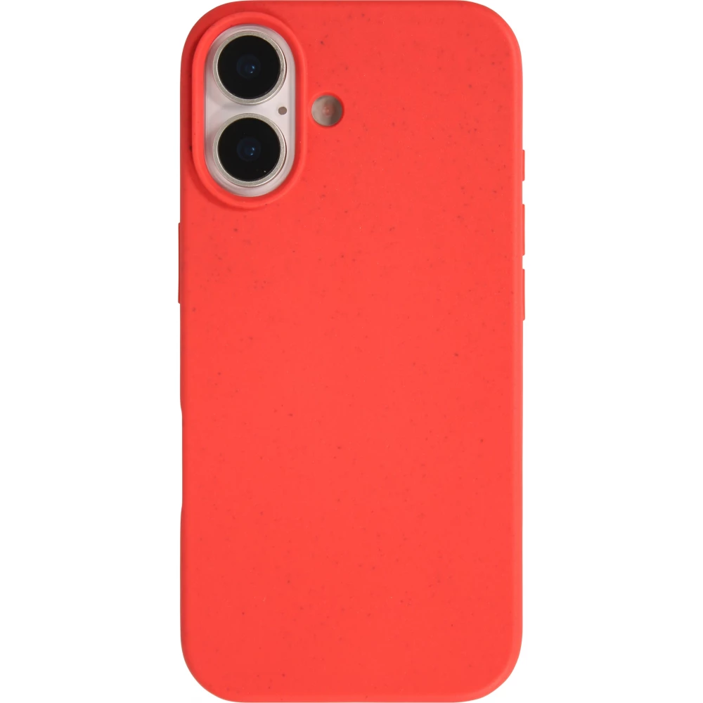 Coque iPhone 17 - Bio Eco-Friendly biodégradable écologique nature - Rouge