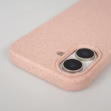Coque iPhone 17 - Bio Eco-Friendly nature avec cordon collier - Rose