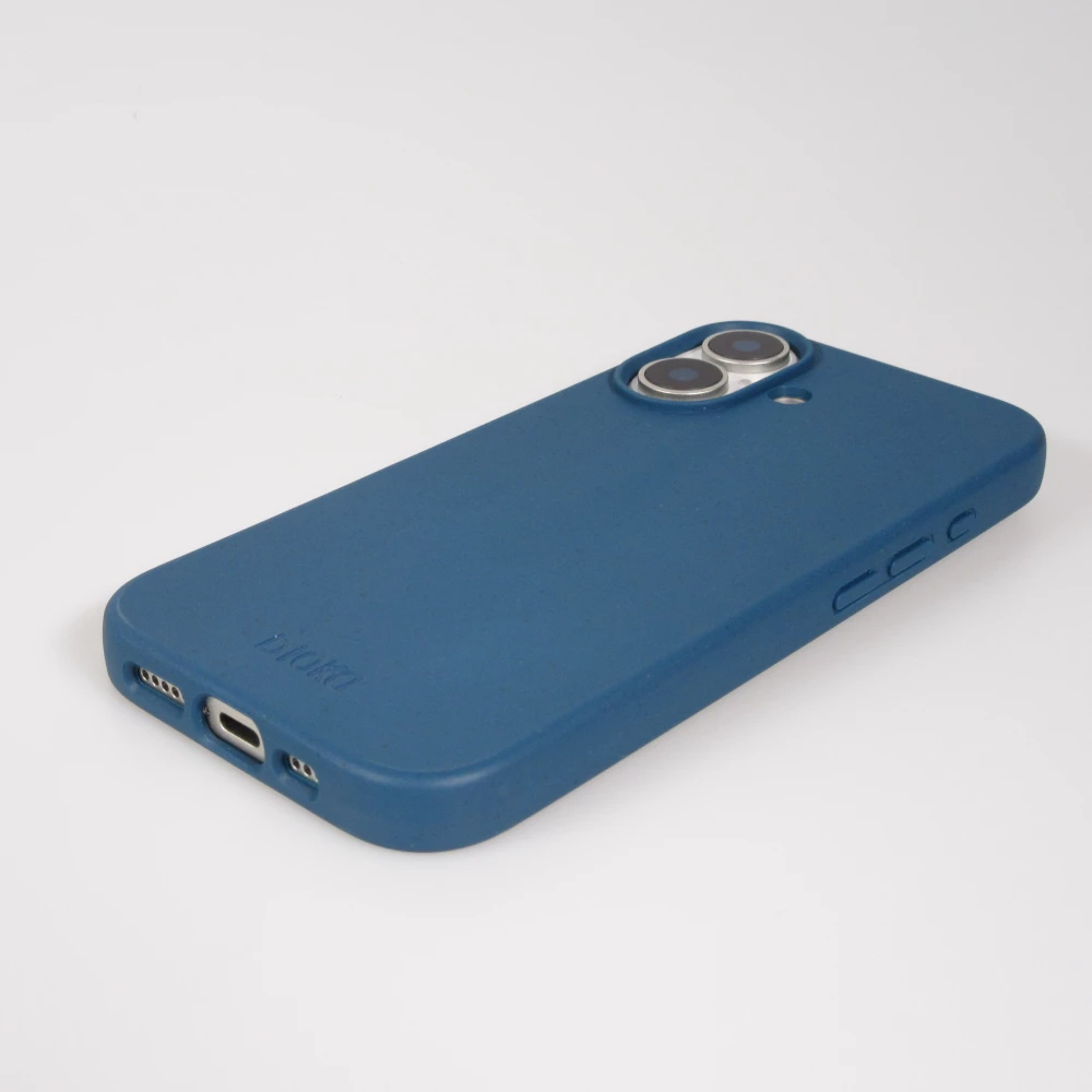 Coque iPhone 17 - Bioka biodégradable et compostable Eco-Friendly - Bleu