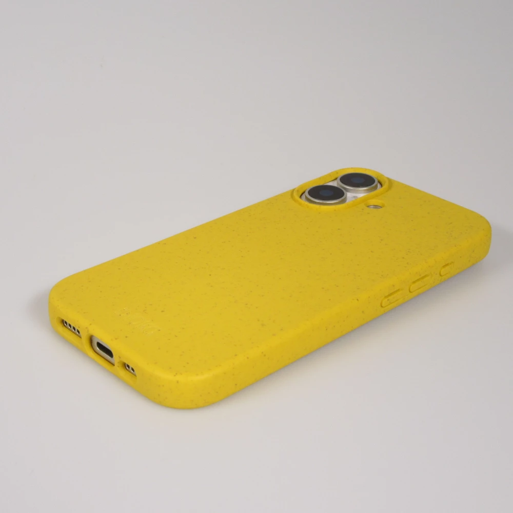 Coque iPhone 17 - Bioka biodégradable et compostable Eco-Friendly jaune
