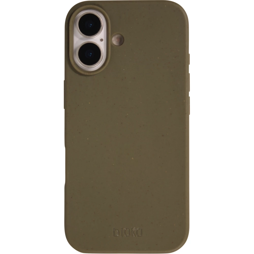 Coque iPhone 17 - Bioka biodégradable et compostable Eco-Friendly - Vert foncé