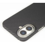 Coque iPhone 17 - Carbomile case de protection en fibre de carbone aramide véritable - Noir