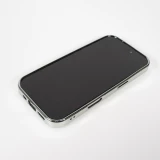 Coque iPhone 17 - Effet cuir serpent holographique brillance tendance et rembourrage protecteur en plastique styl&eacute; - Noir