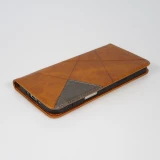 Coque iPhone 17 - Flip Géometrique brun clair