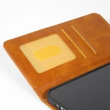 Coque iPhone 17 - Flip Géometrique brun clair
