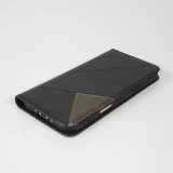 Coque iPhone 17 - Flip Géometrique - Noir