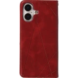 Coque iPhone 17 - Flip Géometrique - Rouge