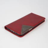 Coque iPhone 17 - Flip Géometrique - Rouge