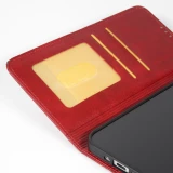 Coque iPhone 17 - Flip Géometrique - Rouge