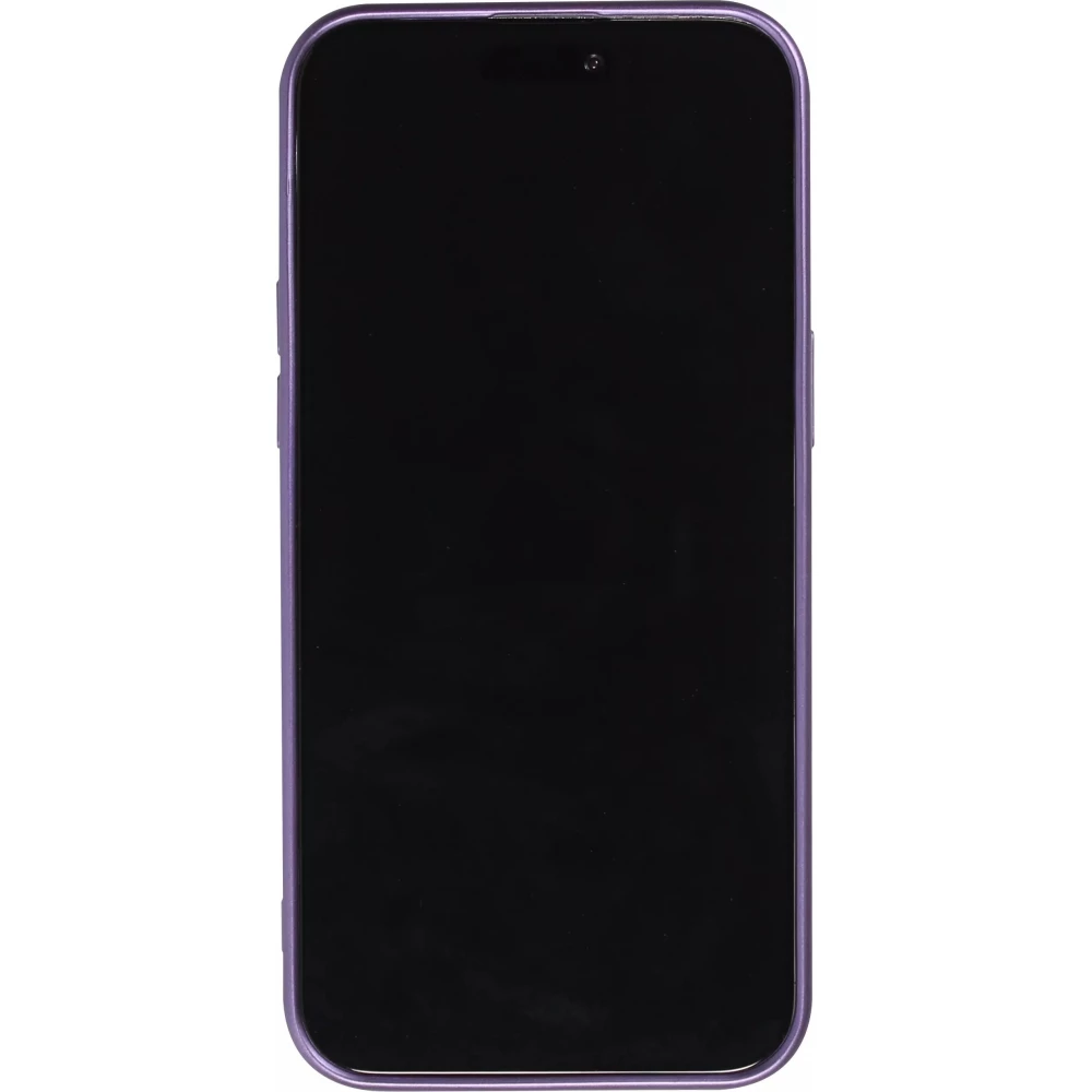 Coque iPhone 17 - Gel souple avec vitre de protection caméra MagSafe - Violet