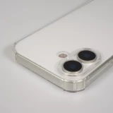 Coque iPhone 17 - Gel transparent avec lacet - Blanc tacheté