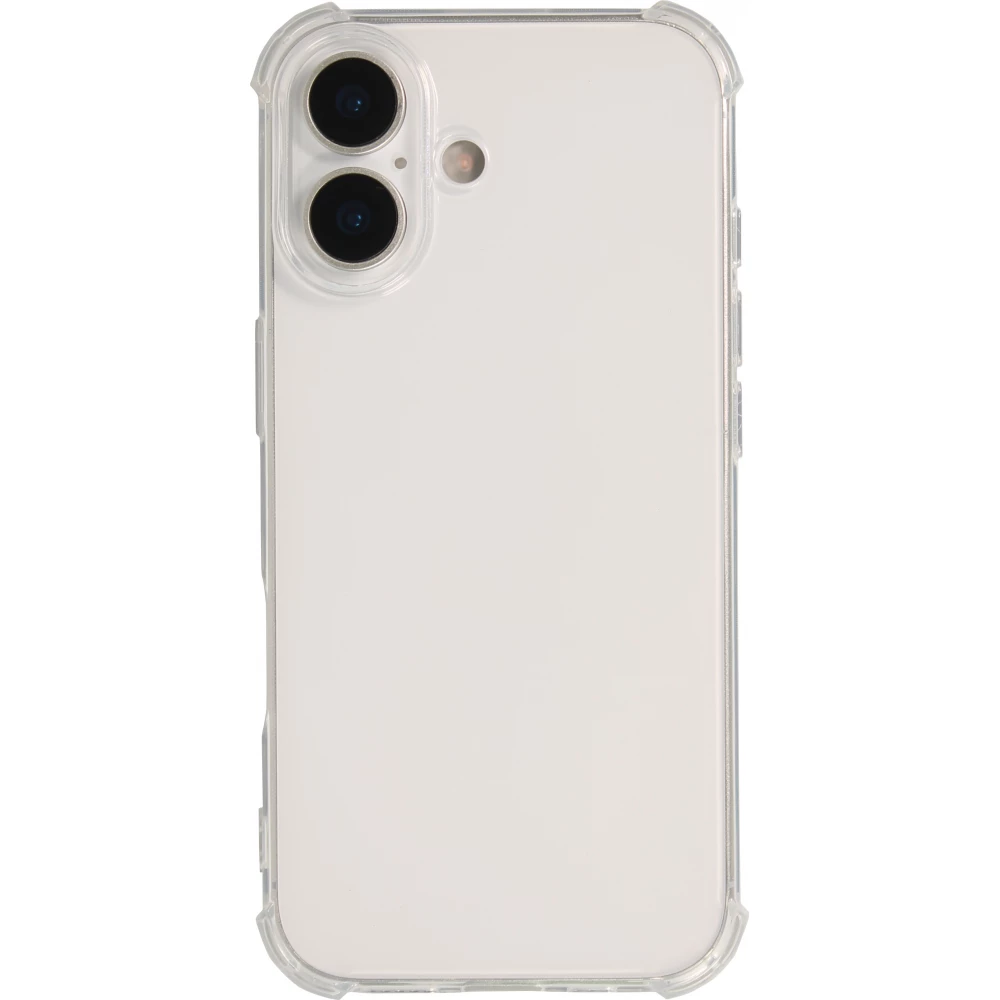 Coque iPhone 17 - Gel Transparent Silicone Bumper anti-choc avec protections pour coins