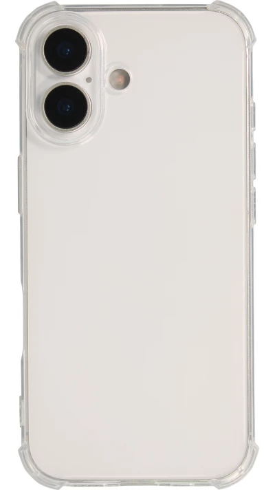 Coque iPhone 17 - Gel Transparent Silicone Bumper anti-choc avec protections pour coins