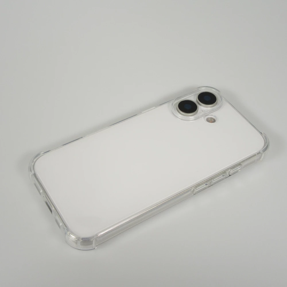 Coque iPhone 17 - Gel Transparent Silicone Bumper anti-choc avec protections pour coins