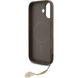 Coque iPhone 17 - Guess 4G charm protection élégante design raffiné accessoire tendance - Brun