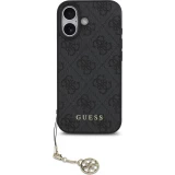 Coque iPhone 17 - Guess 4G charm protection élégante design raffiné accessoire tendance - Gris