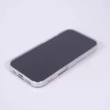 Coque iPhone 17 - Léopard marron holographique en silicone rigide effet miroir - Brun