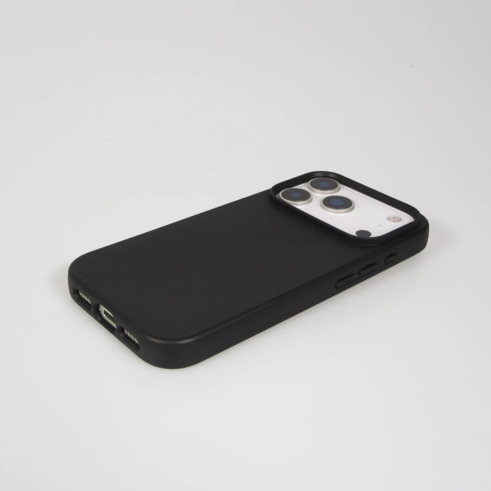 Coque iPhone 17 Pro - Bio Eco-Friendly biodégradable écologique nature - Noir