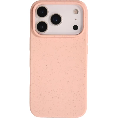 Coque iPhone 17 Pro - Bio Eco-Friendly biodégradable écologique nature - Rose