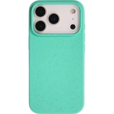 Coque iPhone 17 Pro - Bio Eco-Friendly biodégradable écologique nature - Turquoise