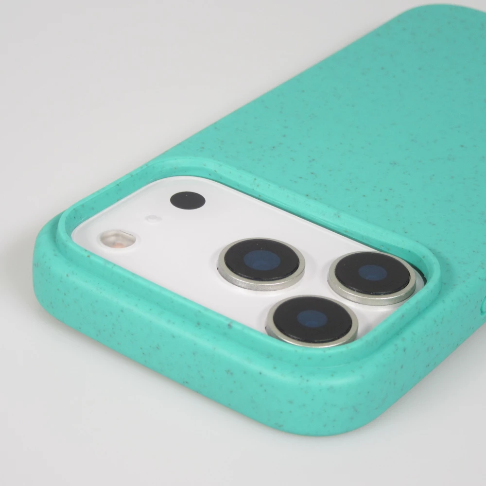 iPhone 17 Pro Case Hülle - Bio Eco-Friendly biologisch Kompostierbar ökologisch - Türkis