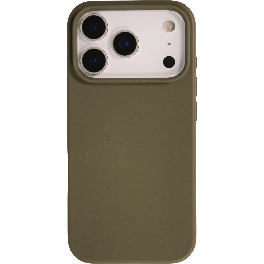 Coque iPhone 17 Pro - Bio Eco-Friendly biodégradable écologique nature - Vert foncé