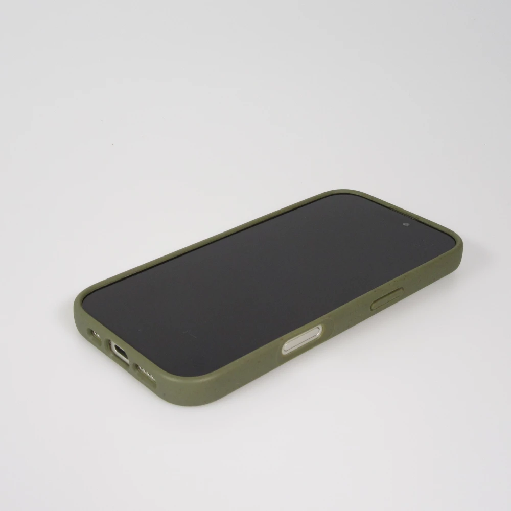 Coque iPhone 17 Pro - Bio Eco-Friendly biodégradable écologique nature - Vert foncé