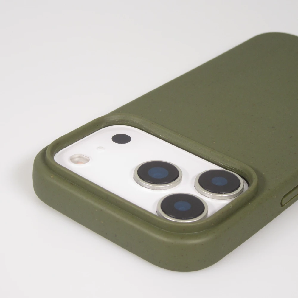Coque iPhone 17 Pro - Bio Eco-Friendly biodégradable écologique nature - Vert foncé